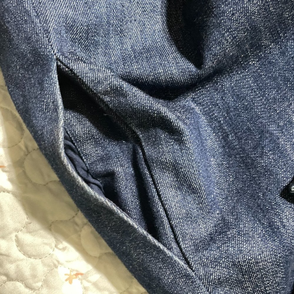 Kate Spade Broome Street Denim Stretch Dress/Jumper Mint Cond. Sz S Super Cute - Picture 9 of 9